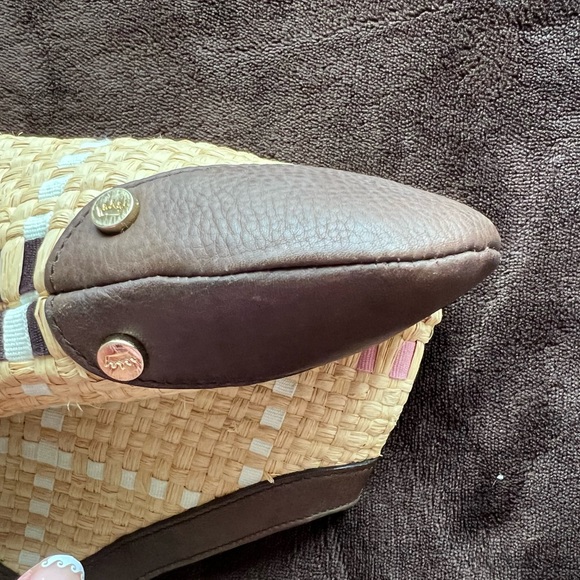 Elaine Turner Woven Straw Handbag ๐๐ - Picture 7 of 12